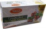 Чай Victorian Green Tea Lingonberry пакетированный
